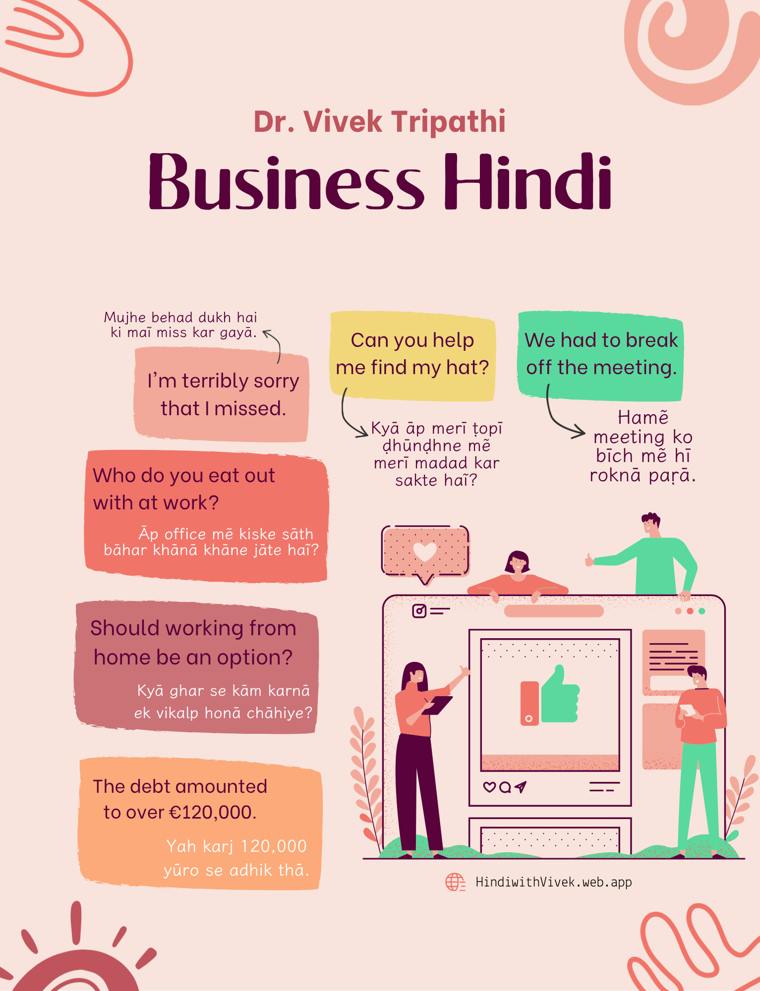 Want to enhance your Hindi interactions in your profession, use this condensed text.